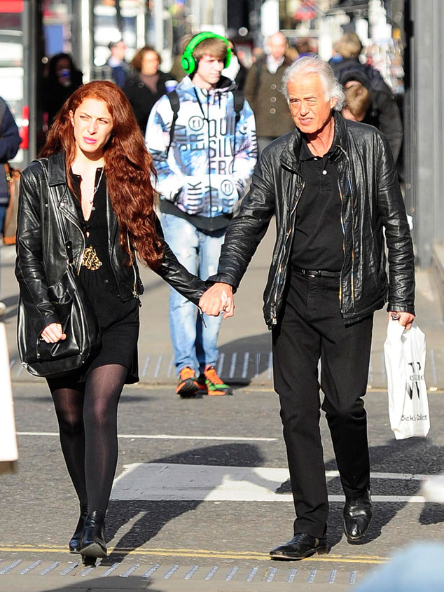 Jimmy Page, 71, Dating Scarlett Sabet? See Their PDA Photo! E! News UK